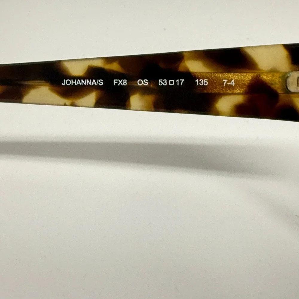 Kate Spade Johanna/S FX8 OS Black Tortoise Eyeglass Frames 53-17-135 Womens
